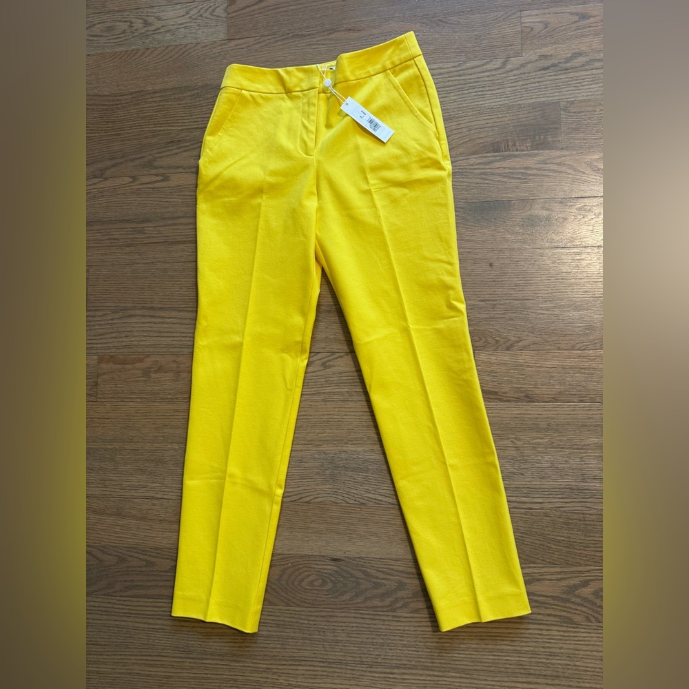 Trina Turk Aubree 2 pant yellow size 0